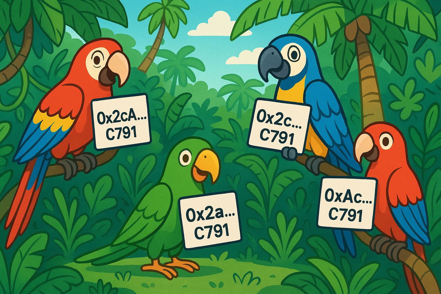 A visual representation of a decentralized identity on Starknet.